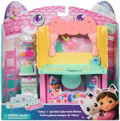 Нова Gabby's Dollhouse Кухня Кейки + Фигурка Аксесоари за Деца играчка