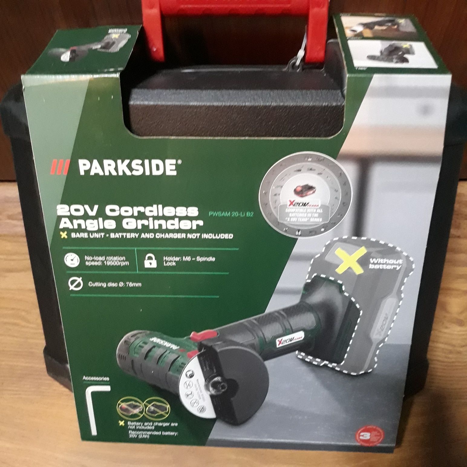 Flex mic 20v parkside