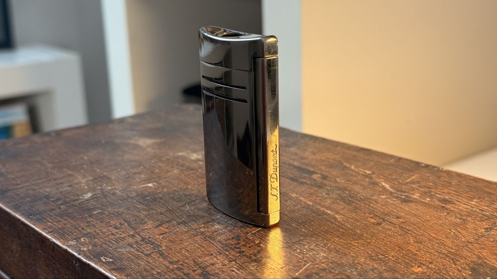 Bricheta ST Dupont de colectie maxijet gri in stare buna