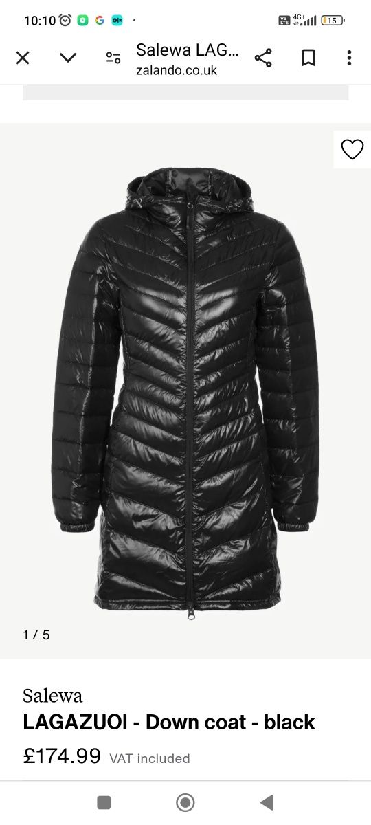 Geaca Salewa Lagazuoi Parka Down mărimea L dama puf pene ultra usoara
