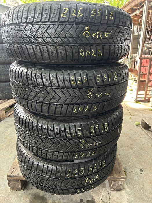 225/55/18 Pirelli 4 бр Зимни Дот 2023