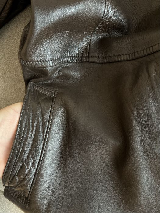 Jacheta piele naturala marinea M