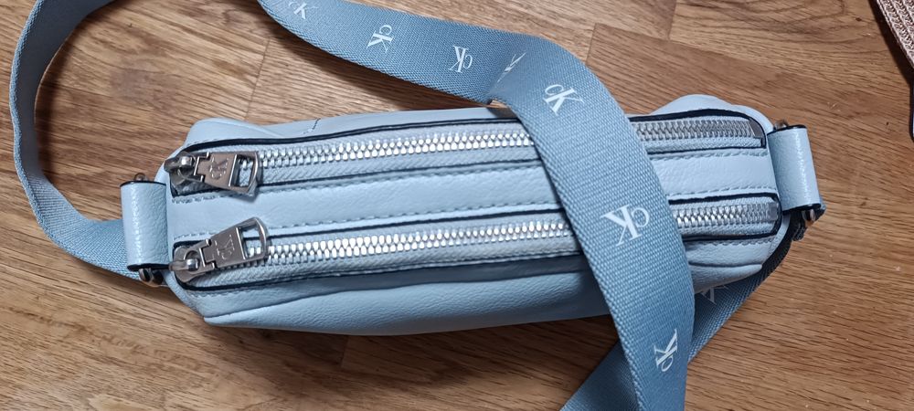 Чанта за през рамо Calvin Klein светло синя