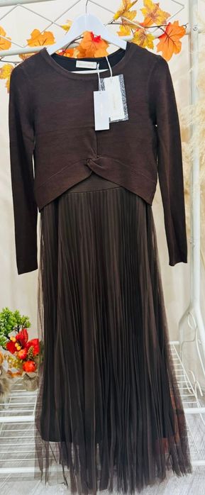 Дамска дълга рокля- солей