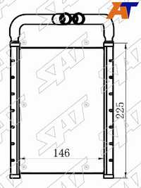 Радиатор отопителя салона  Hyundai Santa fe