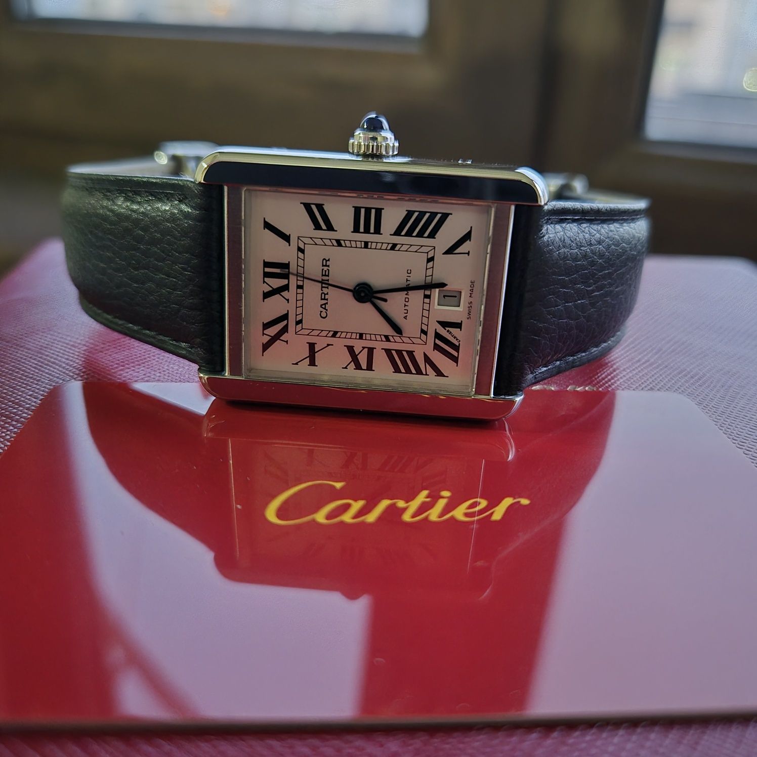 Идеальный подарок!!! Cartier TANK  Must XL automat
