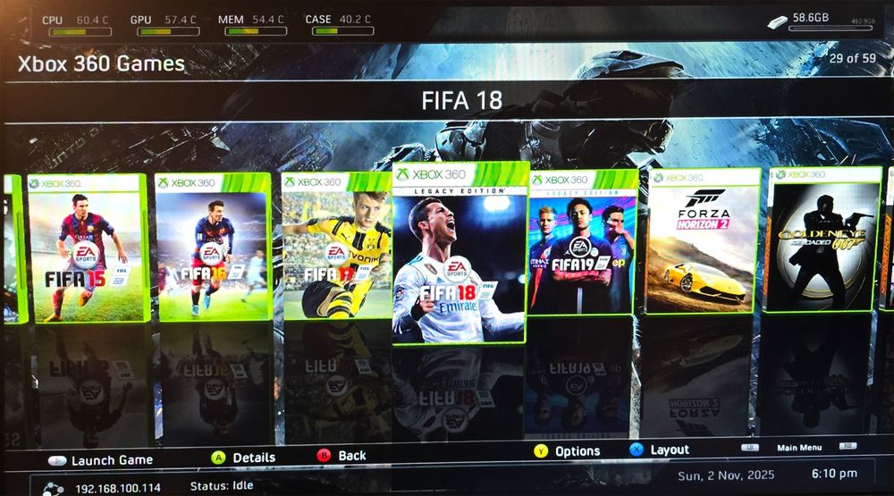 Xbox 360E modata cu hdd 500gb si peste 60 de jocuri