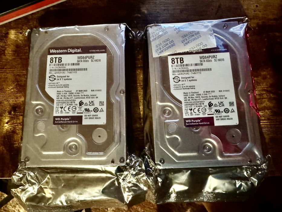 8tb HDD Wester Digital, nou sigilat - 2 bucati (pret pentru amandoua)