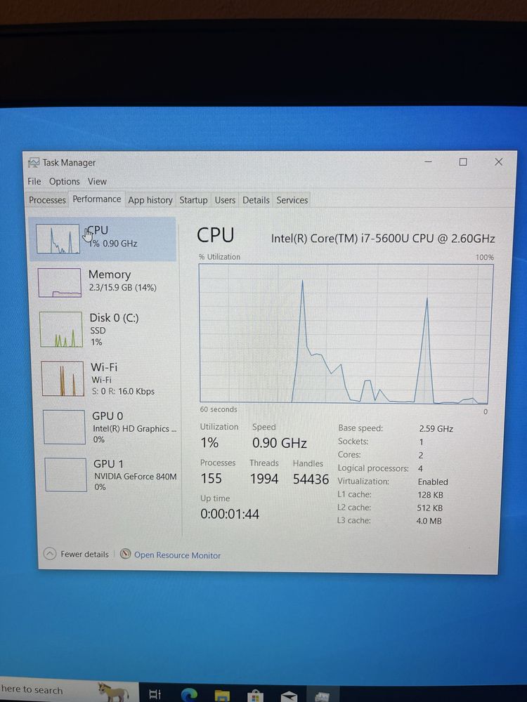 Dell Latitude E5550, 15,6 inch Intel Core i7
