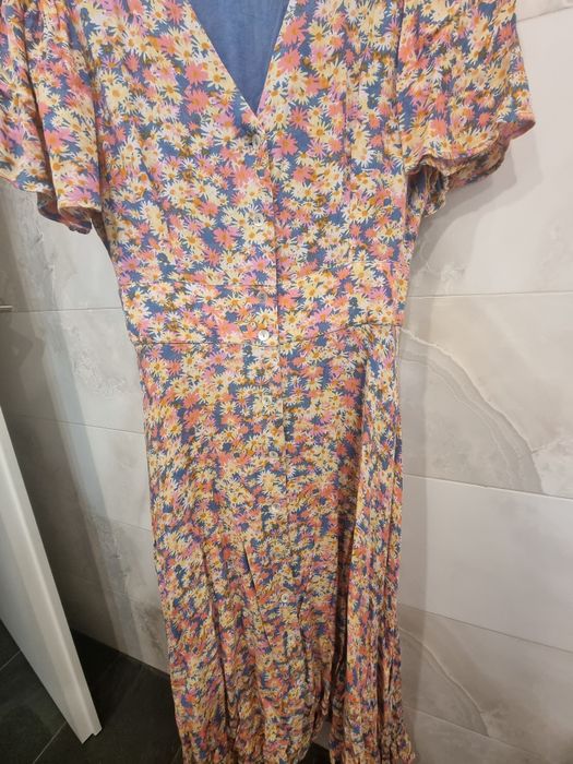 Rochie midi florala