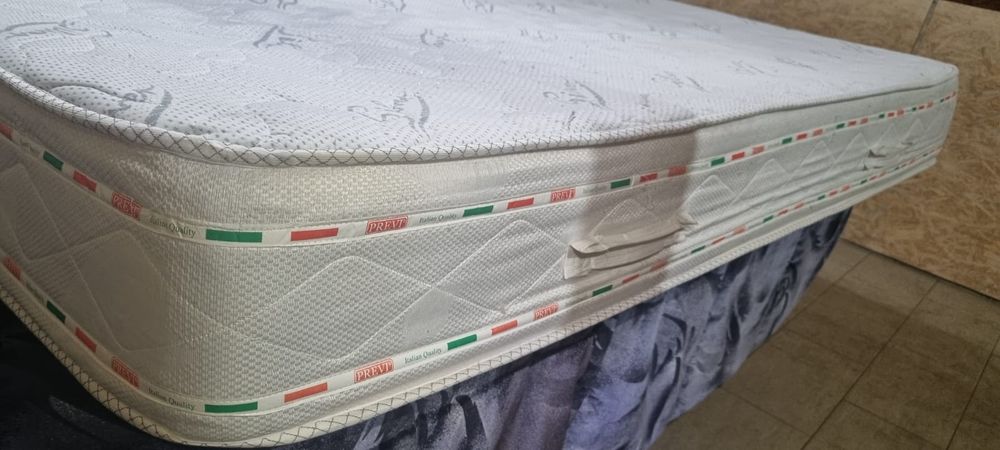 Pat, Saltea Previ, Somiera metalica fără picioare  180 X 200