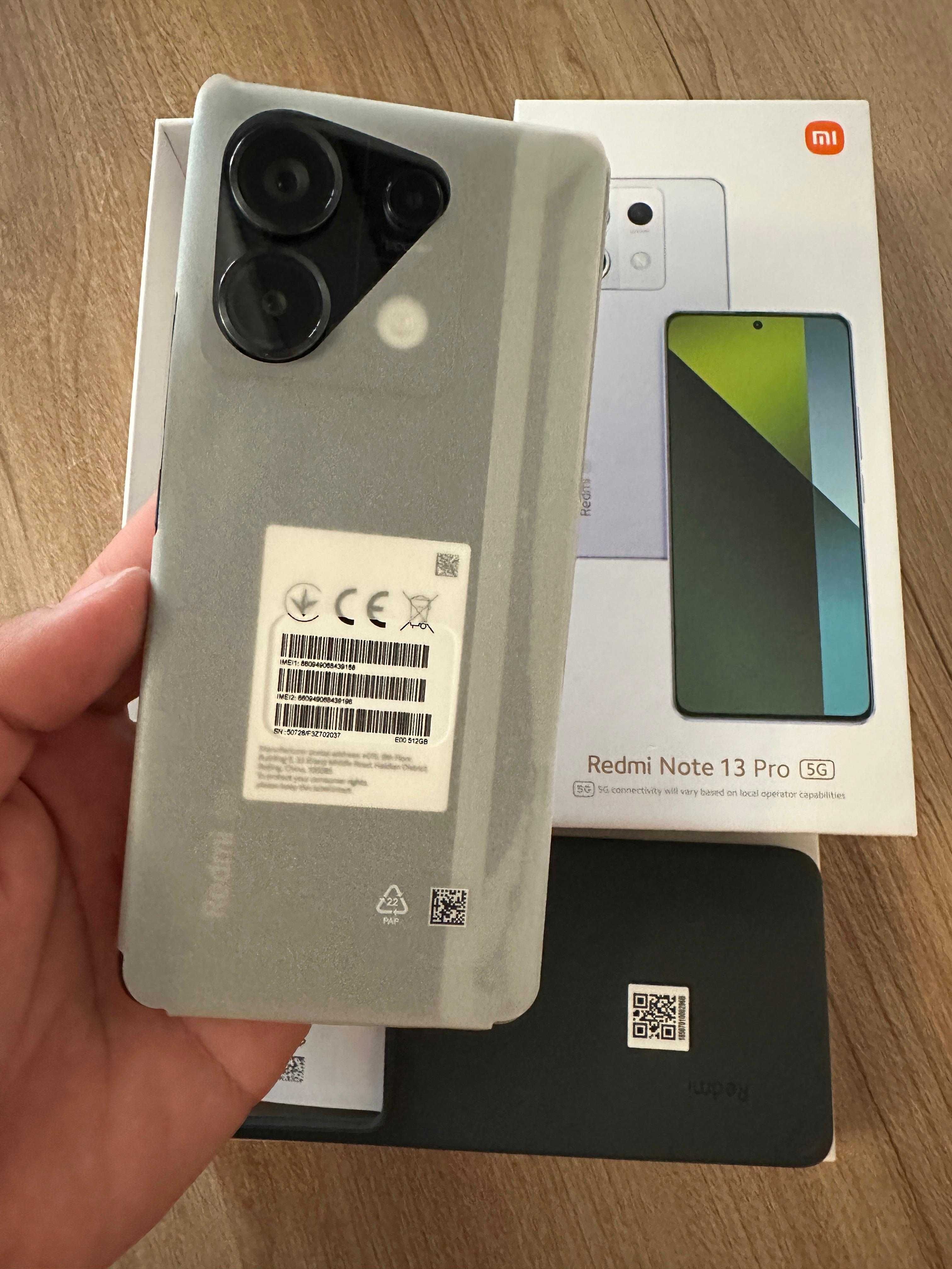 Telefon Xiaomi Redmi Note 13 Pro 5G, 12/512GB, Black, cu bypass