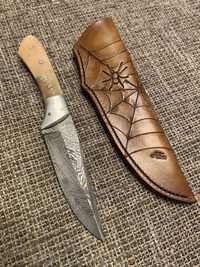 Нож ръчна изработка от дамаска стомана