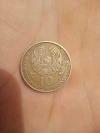 Монета 10 тенге 1993 года