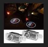 Set lampi led holograme proiectoare logo portiera Audi A3 A4 A5 A6 Q3