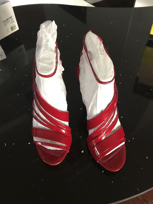 Оригинални сандали на ток Guess, Roberto Botella естествена кожа