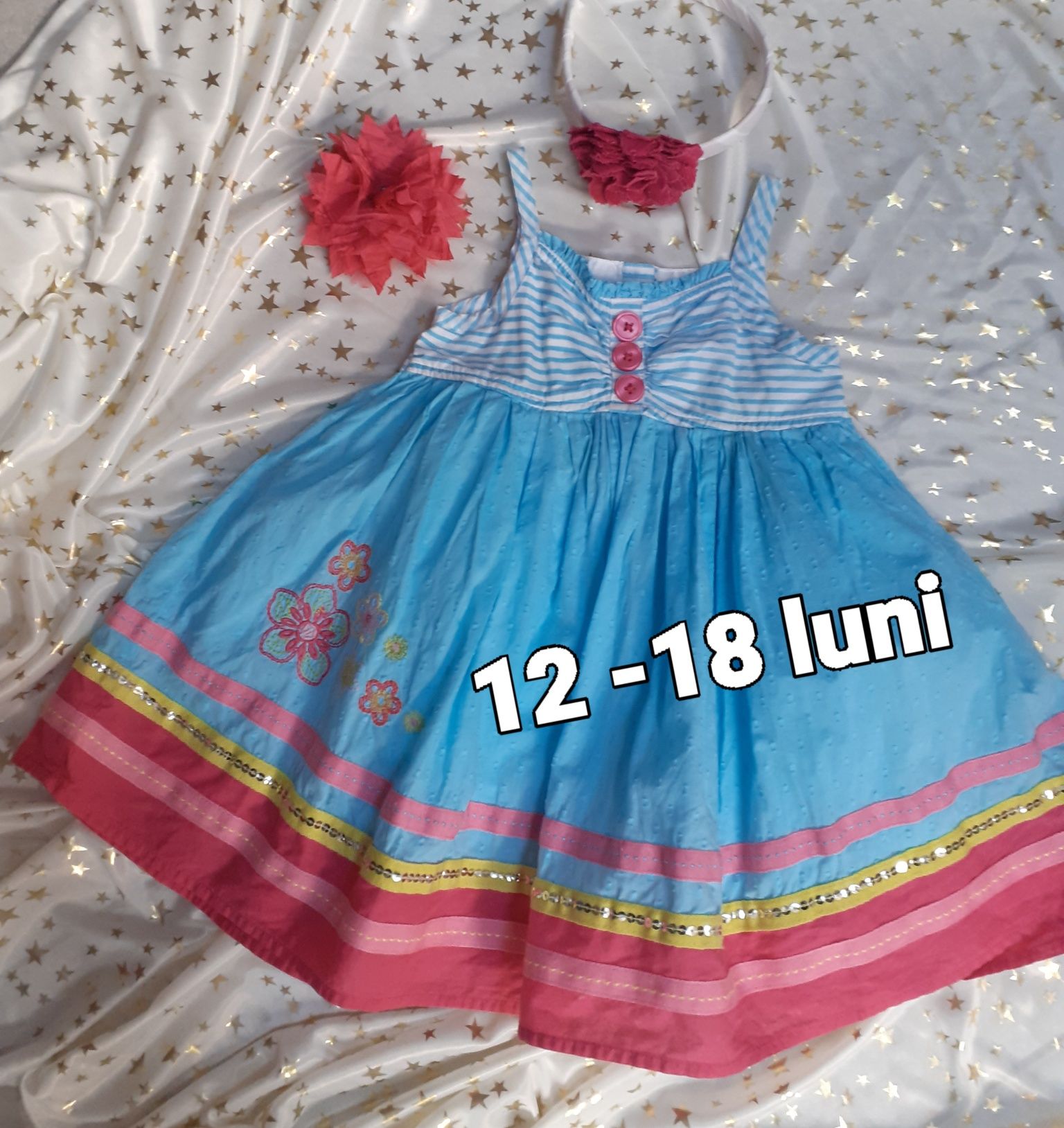 Rochie vara copii/12-18 luni