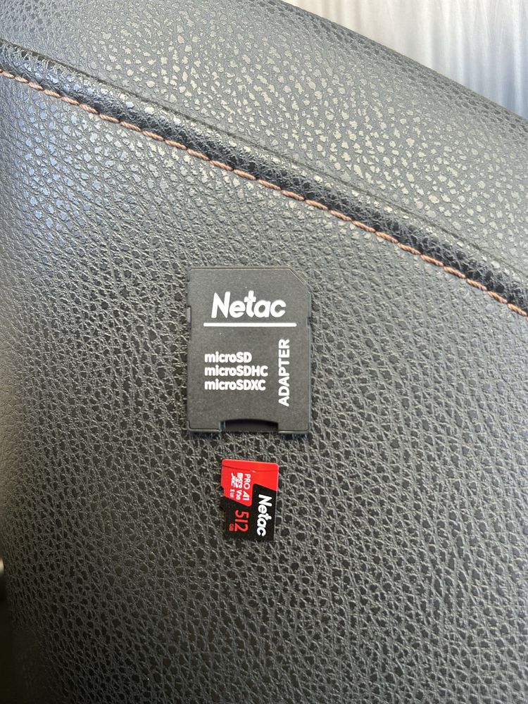 Флешка микро SD Netac 512 gb