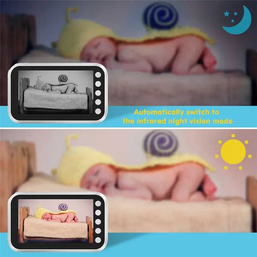 Baby Monitor si Camera Audio-Video Wireless Pentru Bebe,BabyTouch