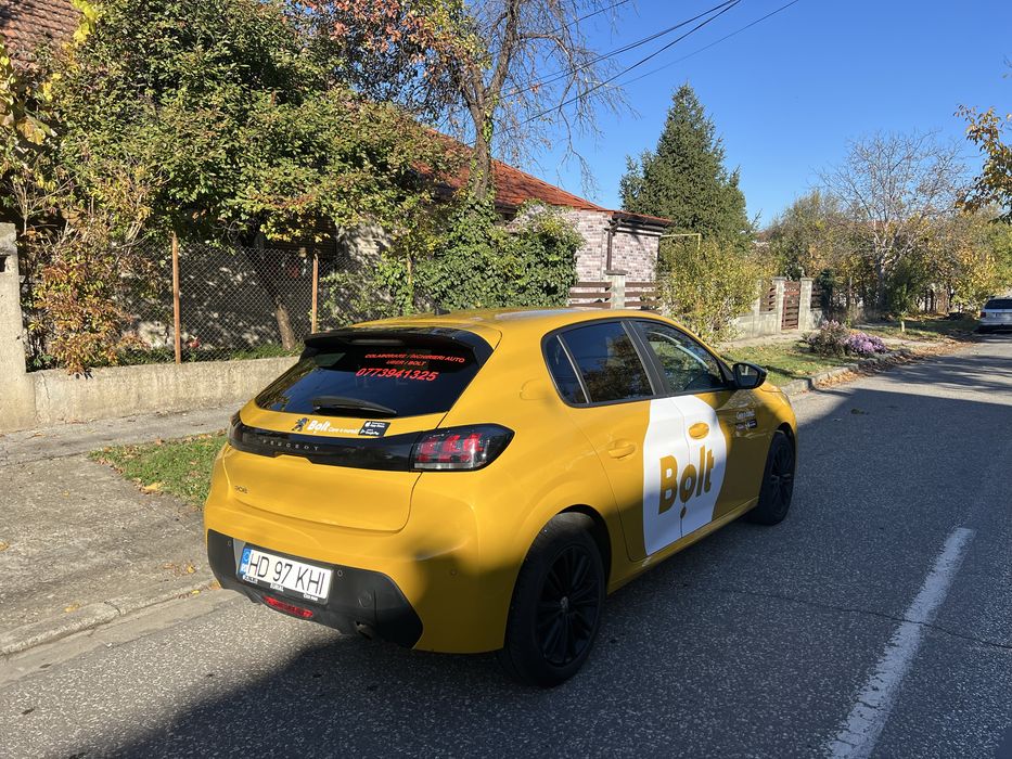Inchiriez auto peugeot uber/bolt colaborare flota masina proprie