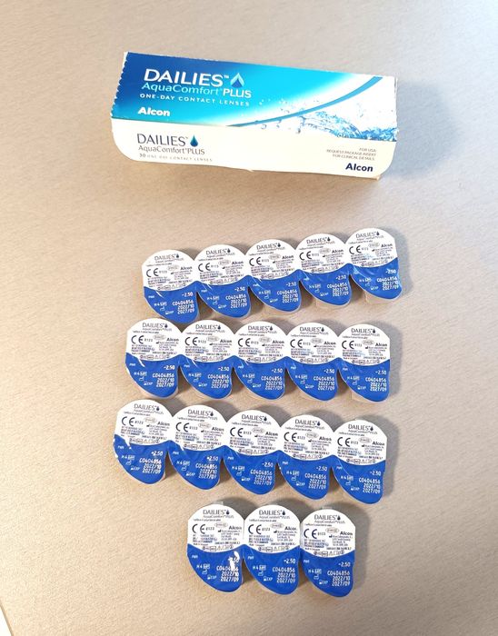 Lentile de zi -2.50 noi 18 buc