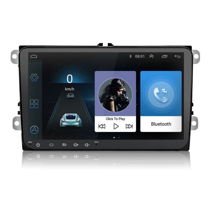 Navigatie 9" Dvd Auto Android 10 Volkswagen VW Skoda Seat WiFi Gps