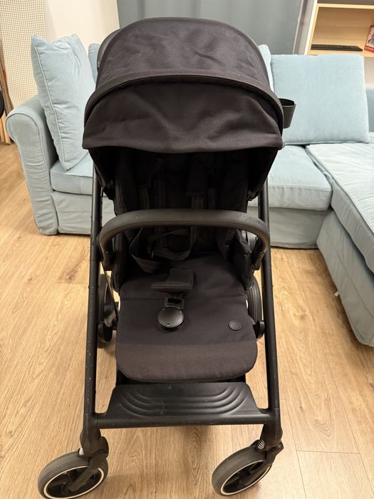 Cybex Gold Balios S Lux 3 in 1 cu adaptori scoica - deep black
