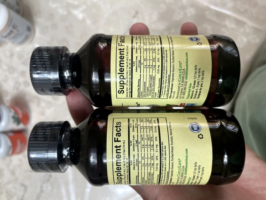 ChildLife, детский цинк плюс, Zinc plus, Bolalar uchun
 (118ml)