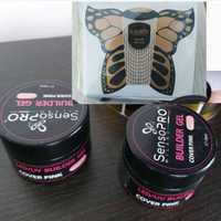 Set 2x Geluri UV Constructie Unghii 15 Sabloane Fluture best