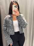 Zara жилетка с перли