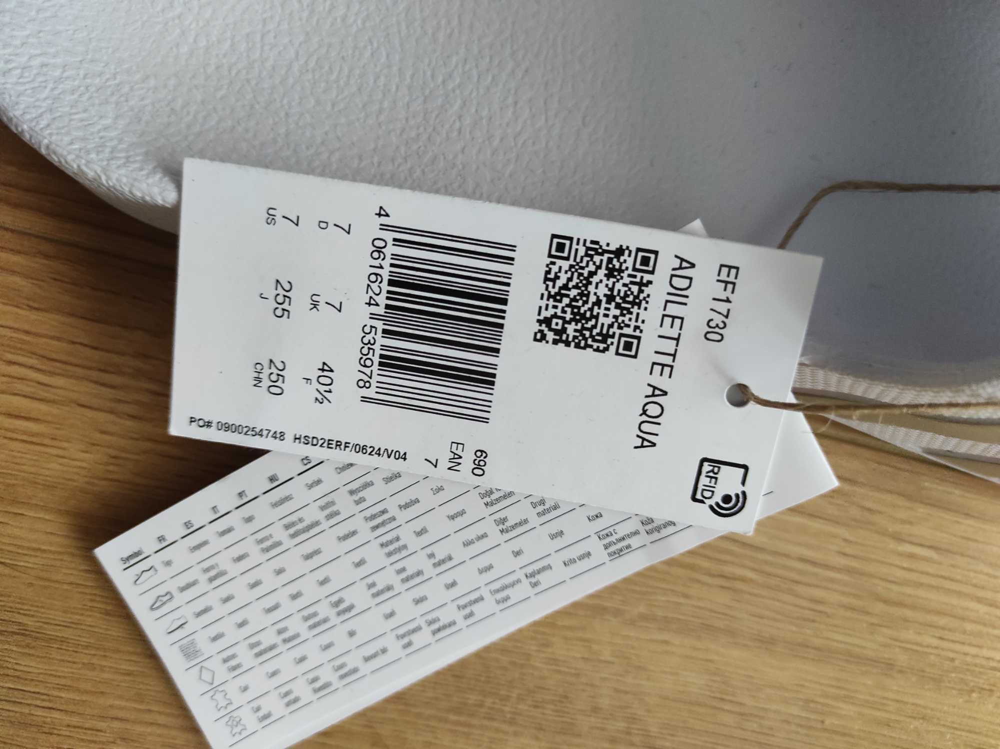 Джапанки мъжки, дамски Adidas Adilette нови р-р 40,5