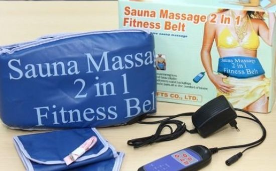 2 IN 1 Sauna Massage Fitness Belt