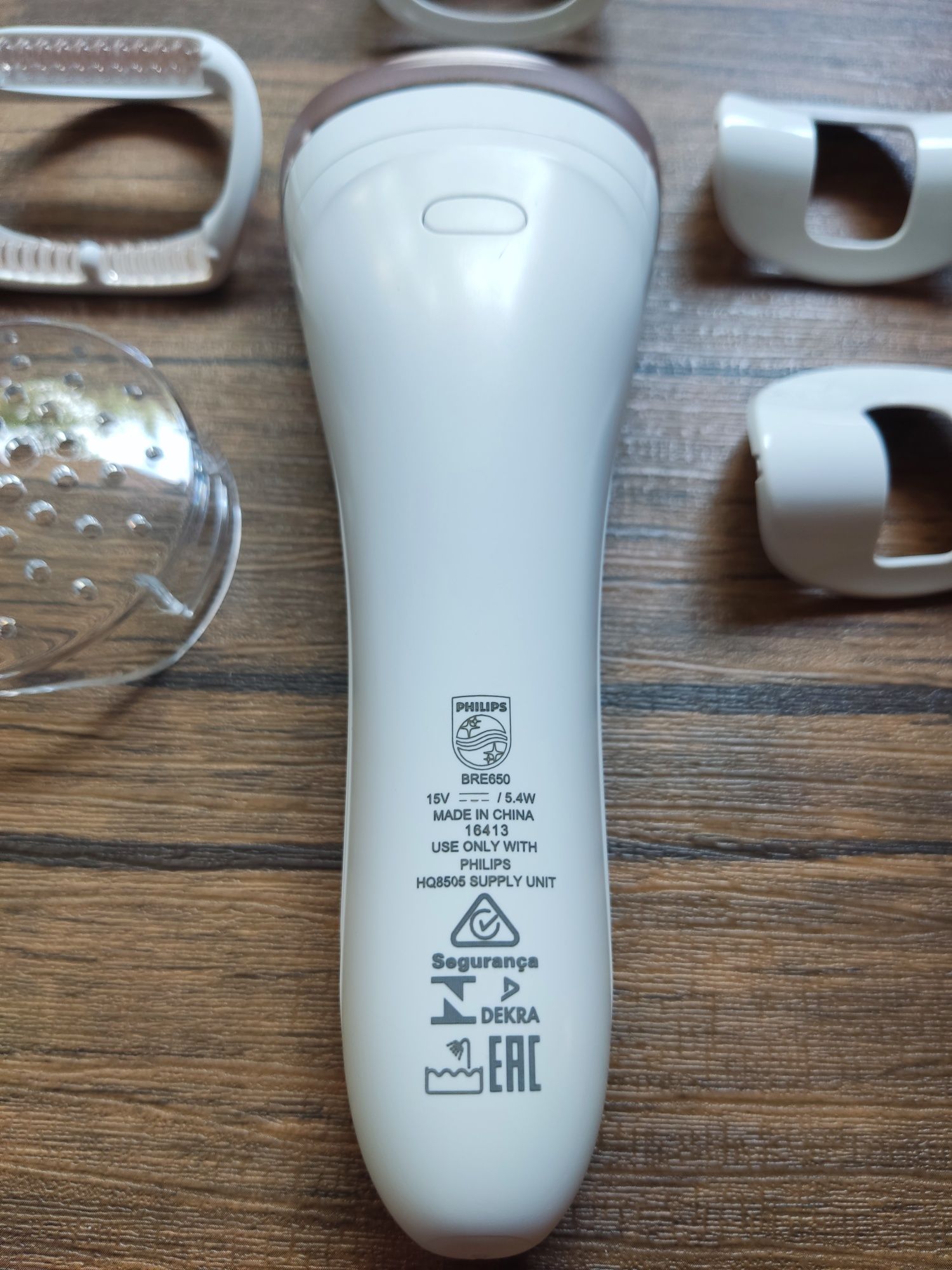 Епилатор Philips Satinelle Prestige BRE650 пълен комплект
