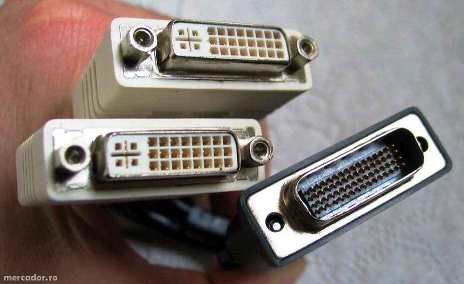 Spliter video DMS-59 la DVI-I dual link - molex P/N 0H9361