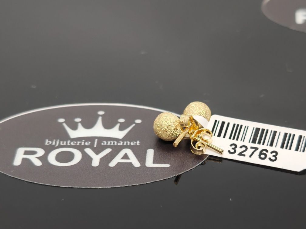 Bijuteria Royal: Cercei aur nou 14k