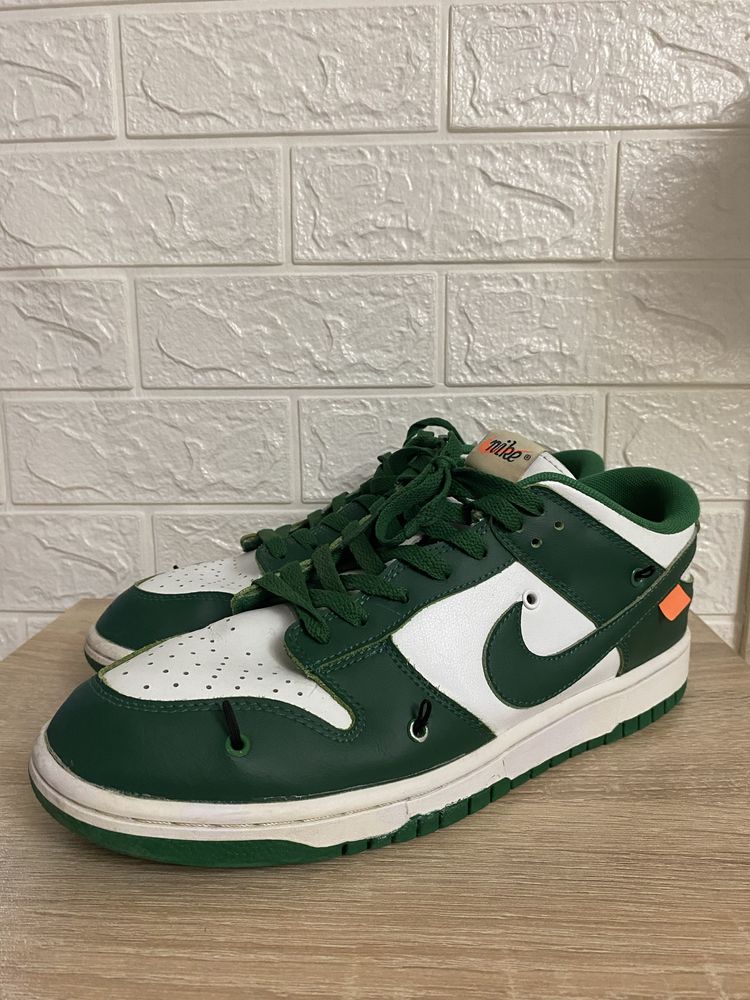 Nike Обувки dunk low Off-white pine green/Nike маратонки