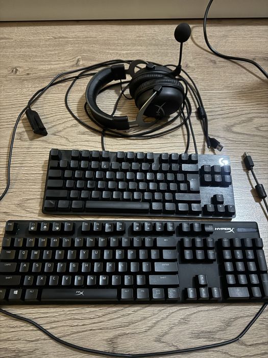 Tastatura Logitech G413 TKL SE, HyperX Alloy Origins, HyperX Cloud 2