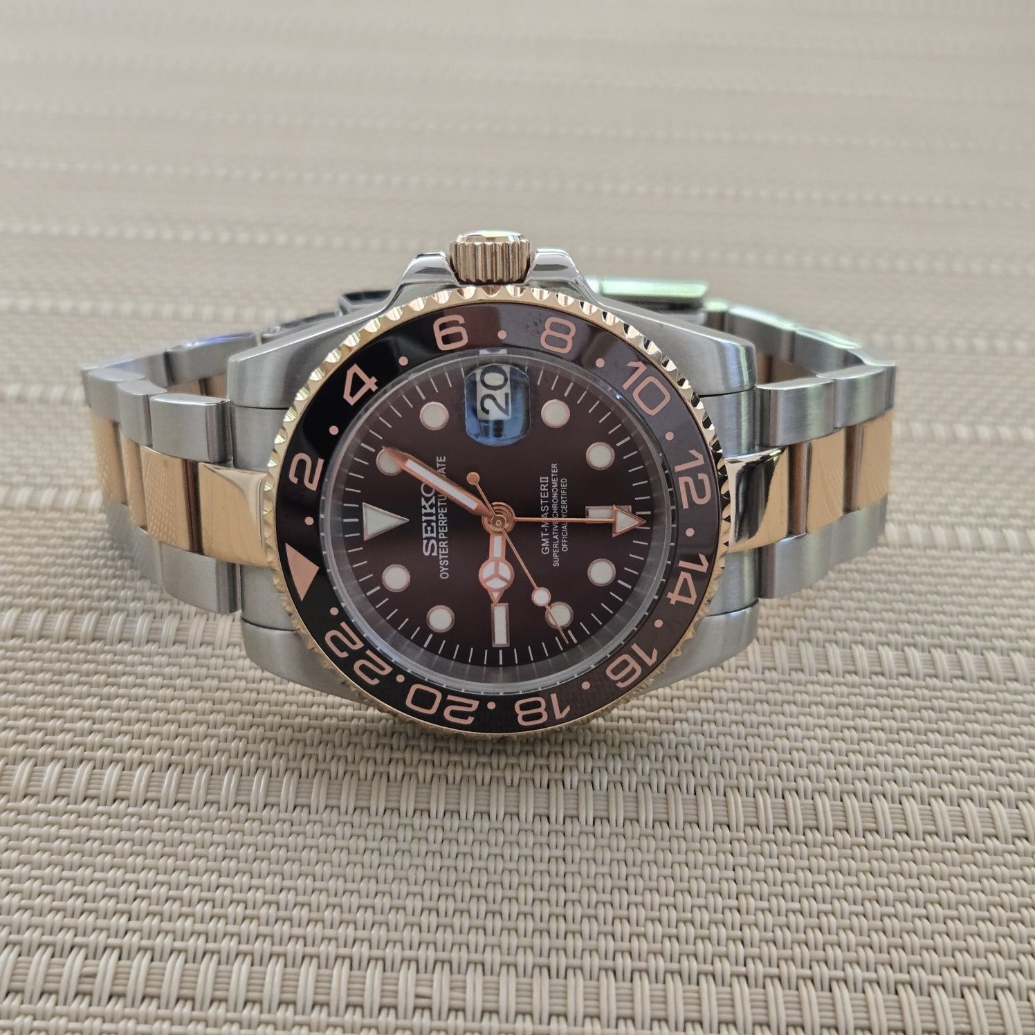 Seiko Rootbeer Mod 40mm 4R35AB