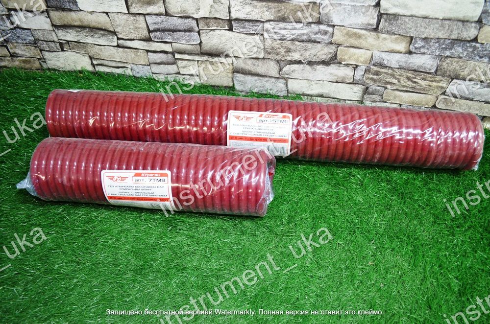 Шланг пневмо спиральный с быстросъемом евро