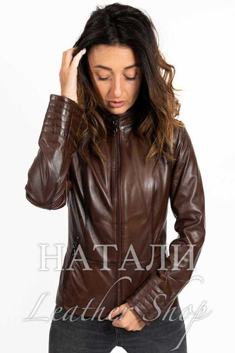 Дамско кожено яке Алекса