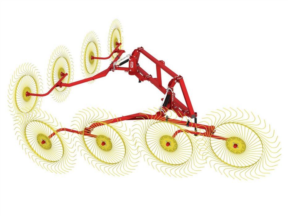 Грабли навесные PWR 8 HARVEST