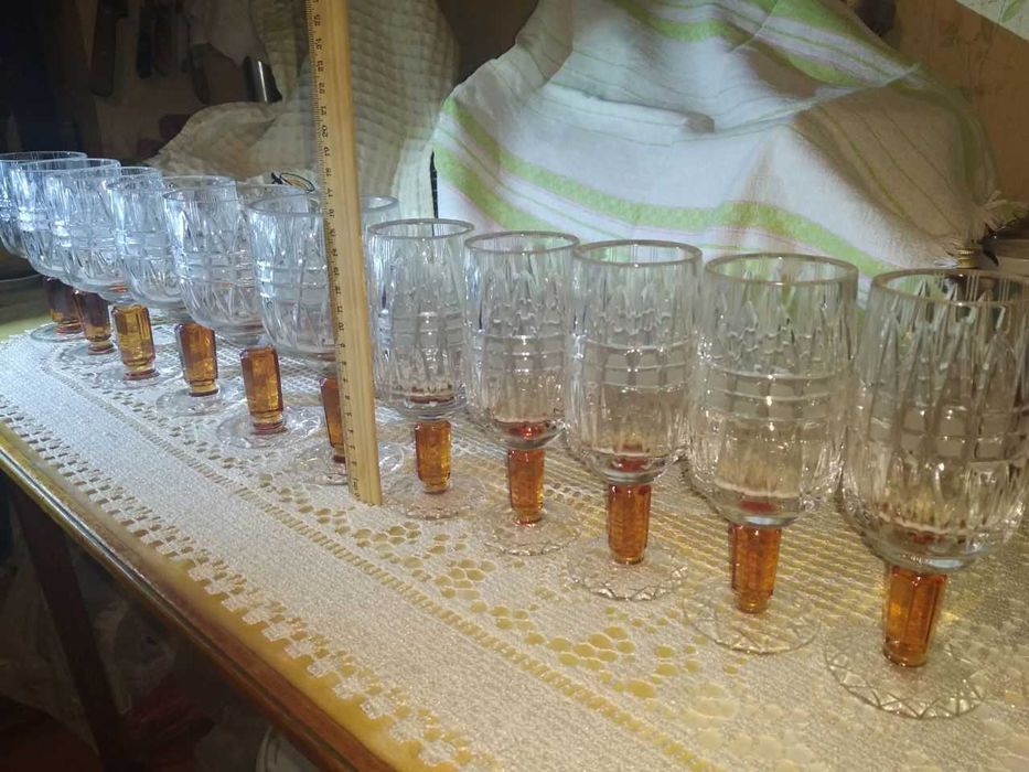 Олимпийские фужеры 6 больших 5 средних