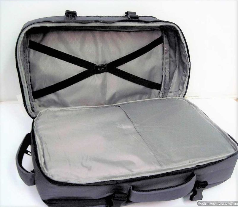 Rucsac negru extensibil