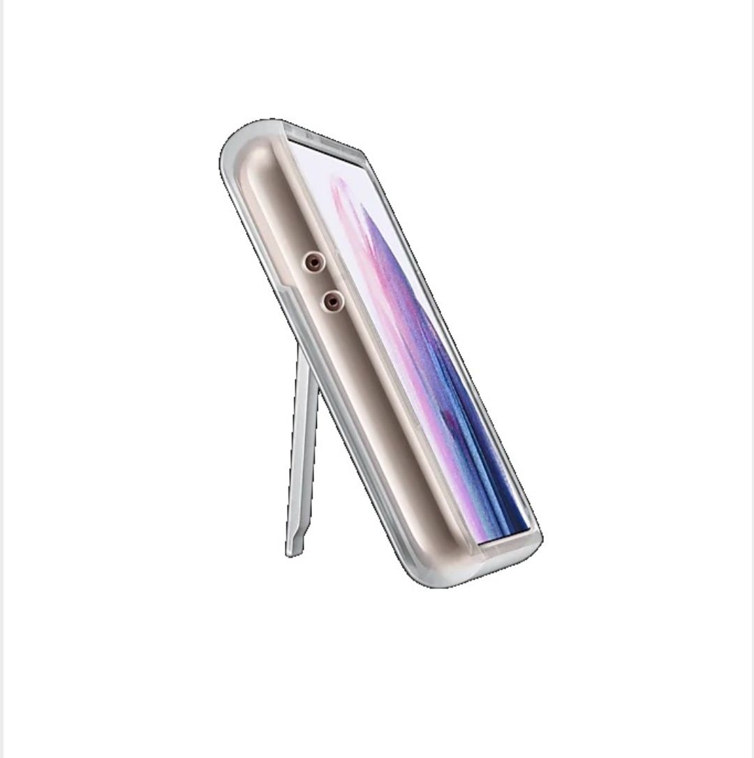 Husa silicon originala Samsung Clear Standing Cover Galaxy S21 5G G991