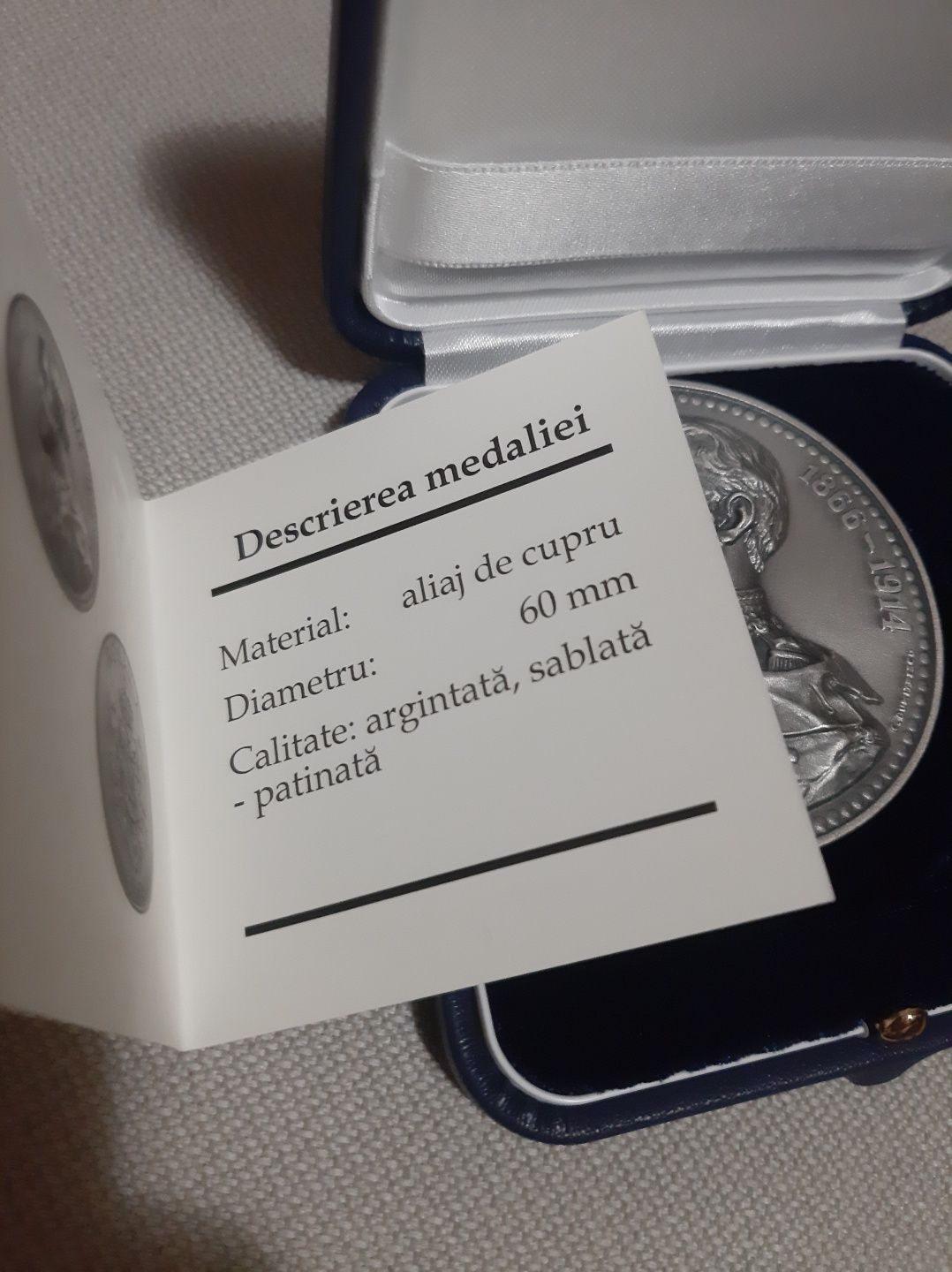 Medalie/placheta Carol I colecție
