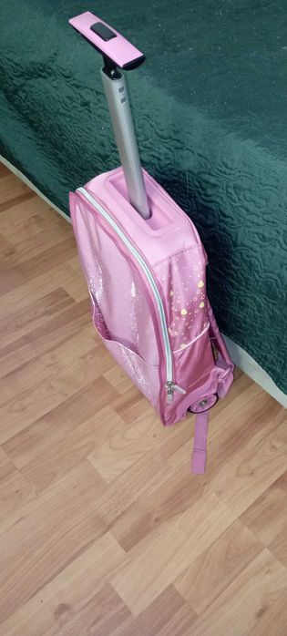 Ghiozdan/troler Disney printese deosebit, nou, 4 intr-unul