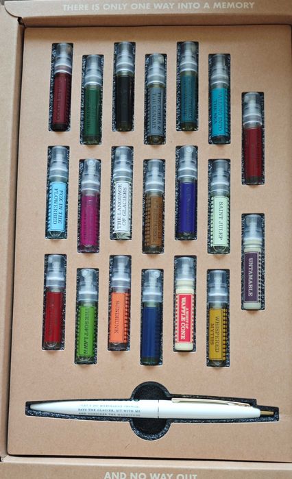 Два дискавъри сета парфюми;
Goldfield & Banks, Imaginary authors