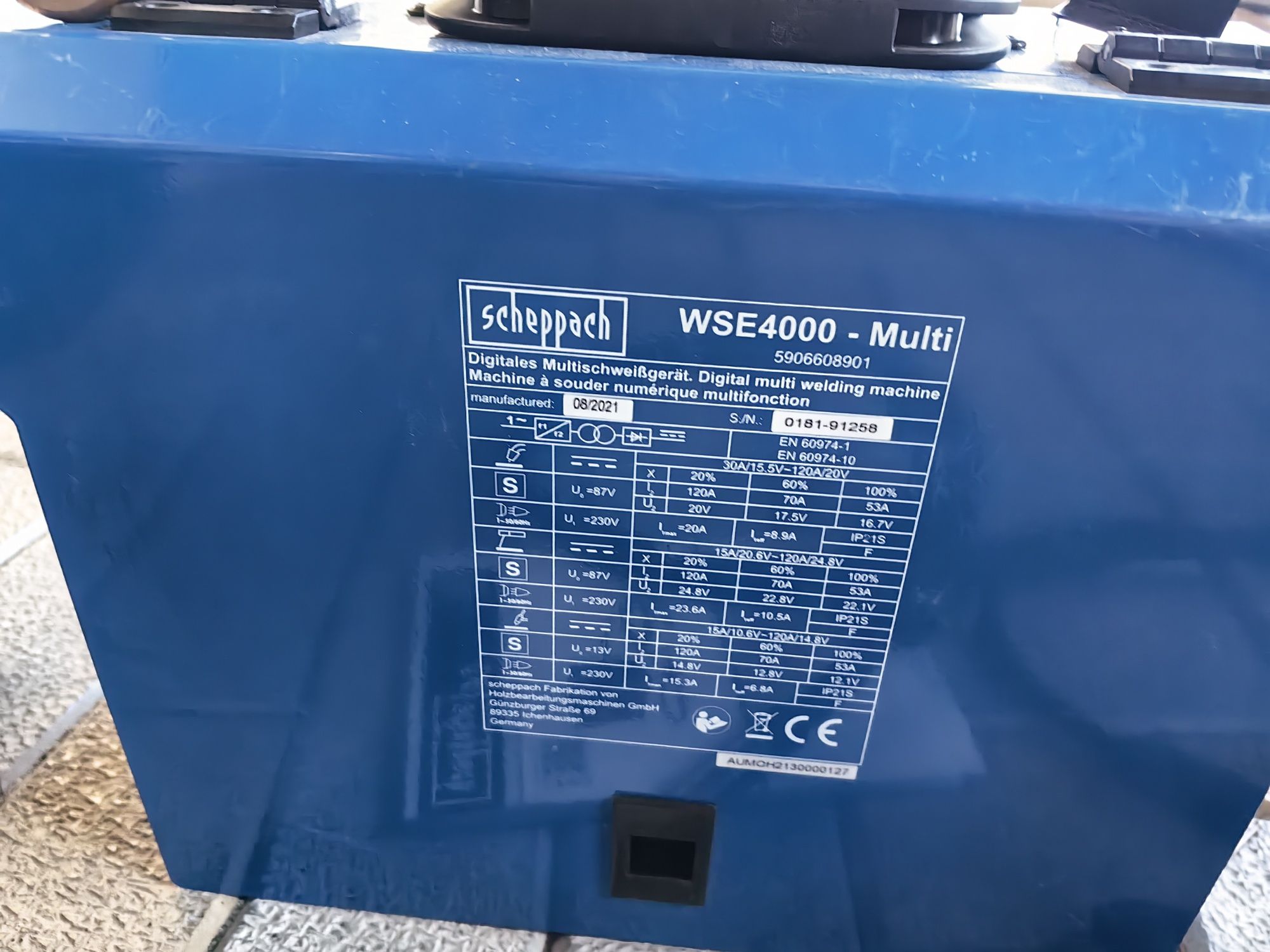 Заваръчен апарат WSE4000-Multi DIY / Scheppach
