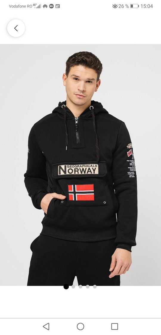 Hanorac barbati Geographical Norway, nou, M, S, L