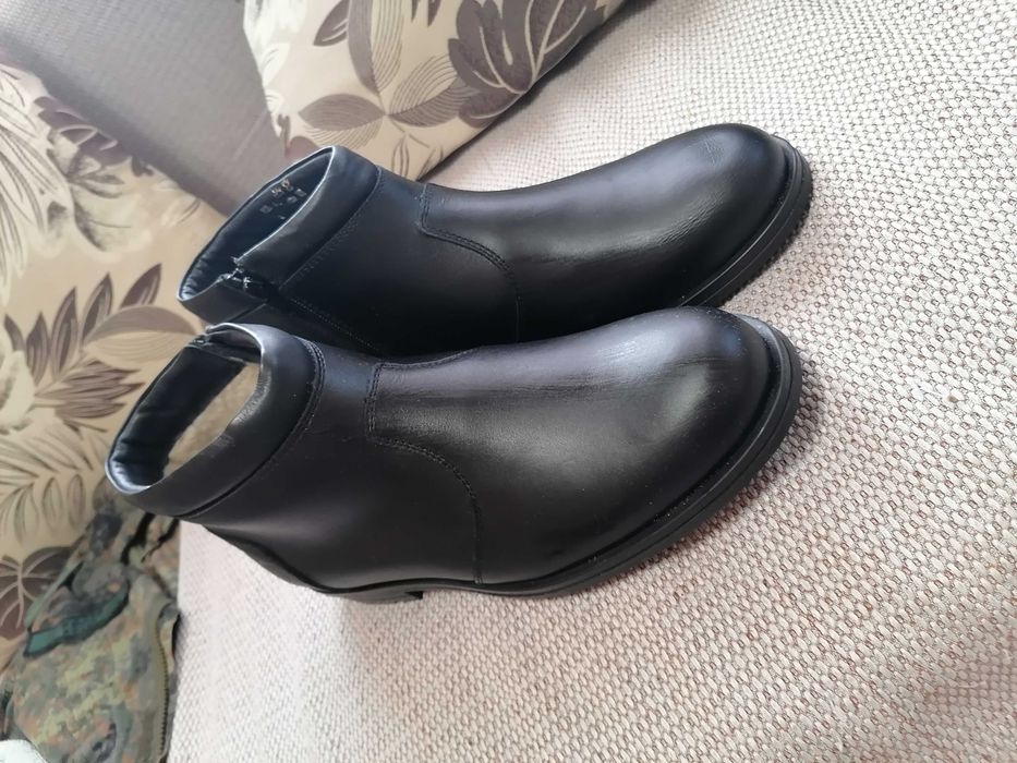 Мъжки боти естествена кожа